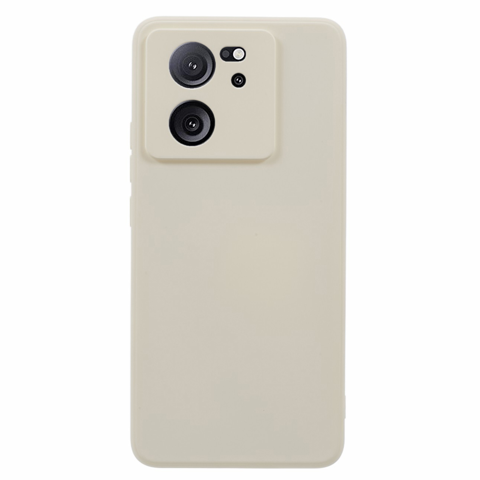 

Gummierte Tpu-telefonhülle Für Xiaomi Redmi K60 Ultra, Soft Faserfaser-anti-kratzer-telefonabdeckung - Weiß, Xiaomi Redmi K60 Ultra