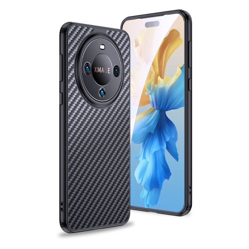 

Für Huawei Mate 60 Pro Magnetic Phone Case Carbon Faser Textur Design Kevlar Faser TPU -abdeckung, Huawei Mate 60 Pro