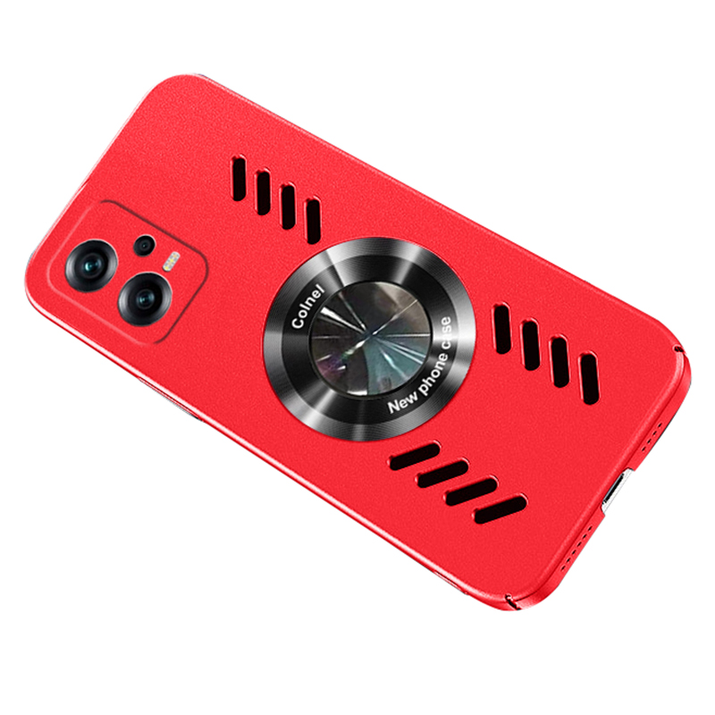 

Für Xiaomi Redmi Hinweis 12 Pro+ 5G Wärme -dissipationslöcher Pc+ Acrylschockdcover -abdeckung Telefonkoffer Kompatibel Mit Magsafe - Rot, Xiaomi Redmi Note 12 Pro+ 5G