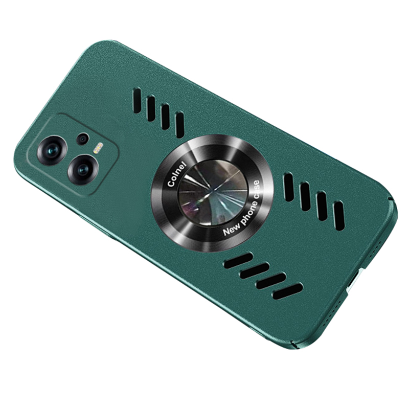

Für Xiaomi Redmi Hinweis 12 Pro+ 5G Wärme -dissipationslöcher Pc+ Acrylschockdcover -abdeckung Telefonkoffer Kompatibel Mit Magsafe - Schwarzgrün, Xiaomi Redmi Note 12 Pro+ 5G