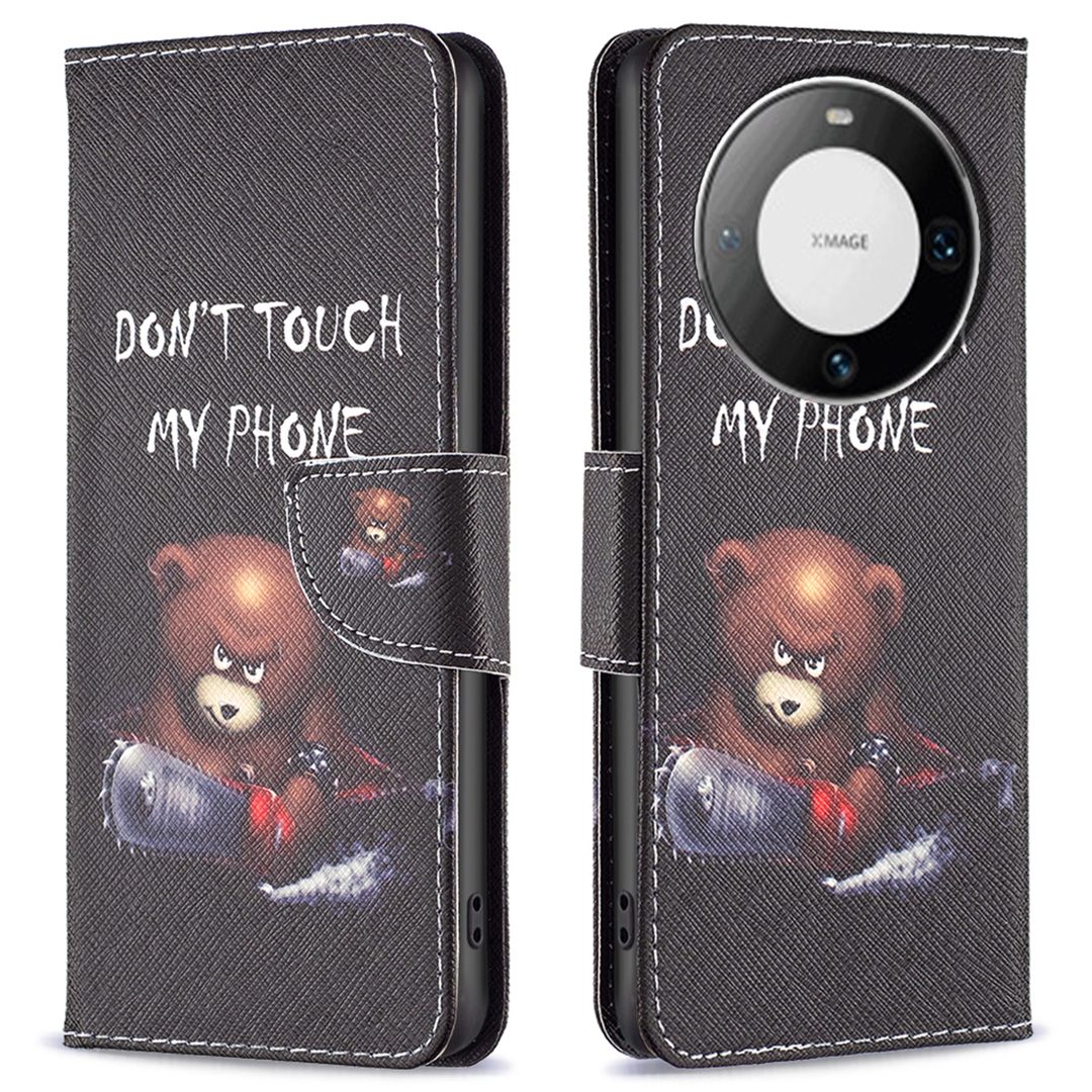 

PU Leder Folio Hülle Für Huawei Mate 60 Pro / Mate 60 Pro+, Muster Druckstills Brieftasche Telefonabdeckung - Tragen, Huawei Mate 60 Pro