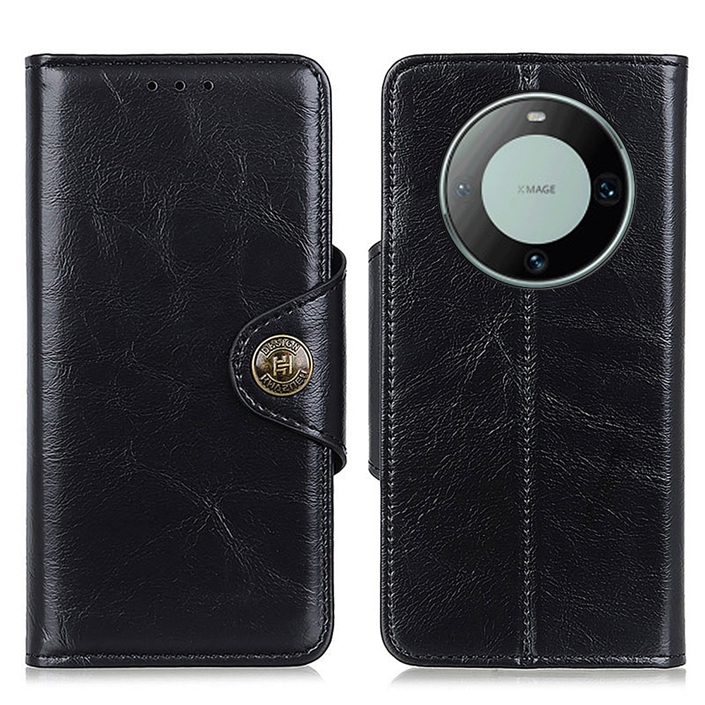 

Khazhen Für Huawei Mate 60 Pro Anti-scratch-brieftaschenhülle Schockdichte Lederabdeckung - Schwarz, Huawei Mate 60 Pro