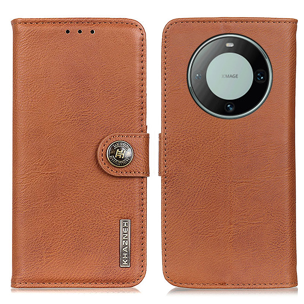 

Khazneh Für Huawei Mate 60 Cowide Textur Schockdopfer - Braun, Huawei Mate 60