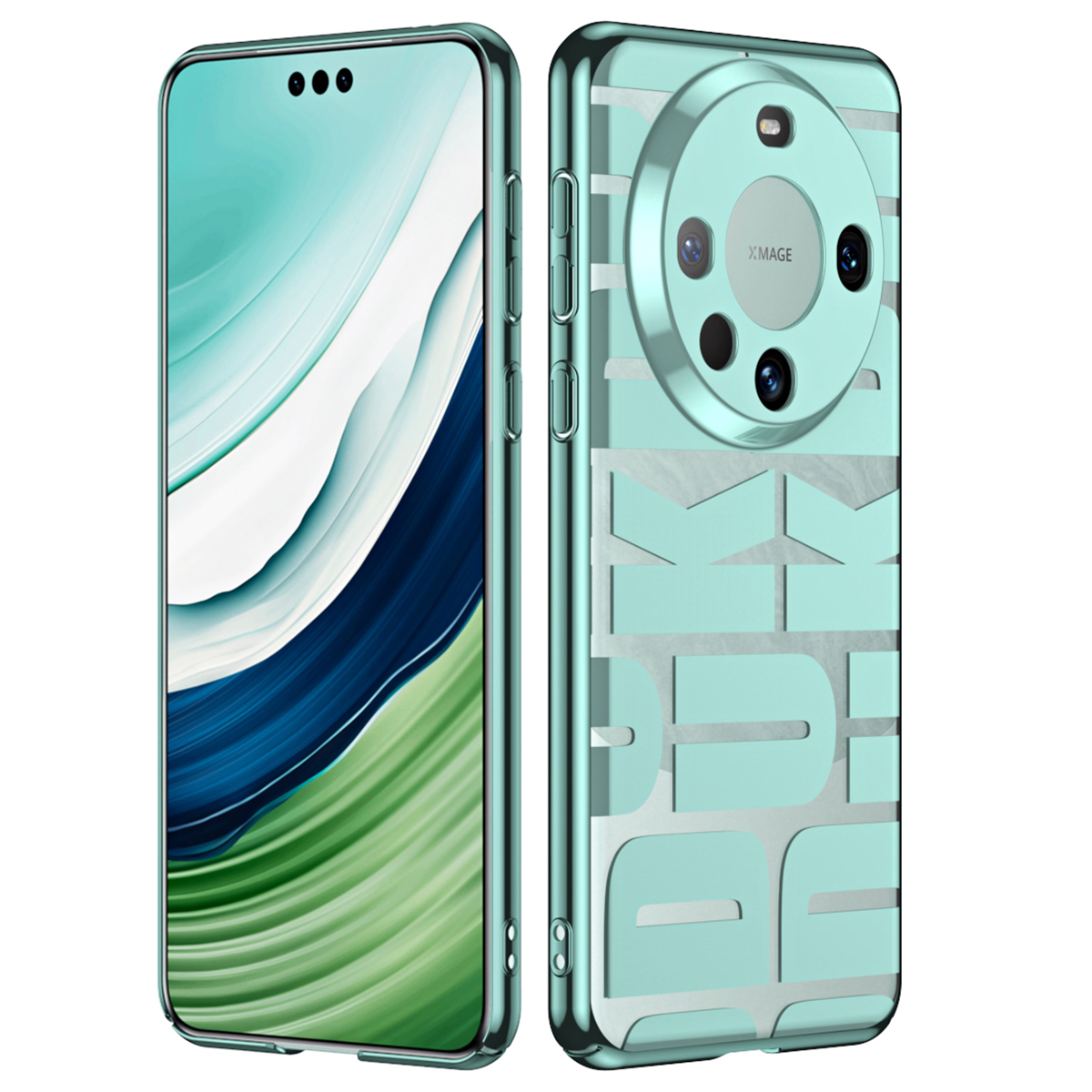 

Pc-telefonhülle Für Huawei Mate 60 Pro Anti-scratch-mobiltelefon Zurück-deckungsschale Elektroplierend - Cyan, Huawei Mate 60 Pro