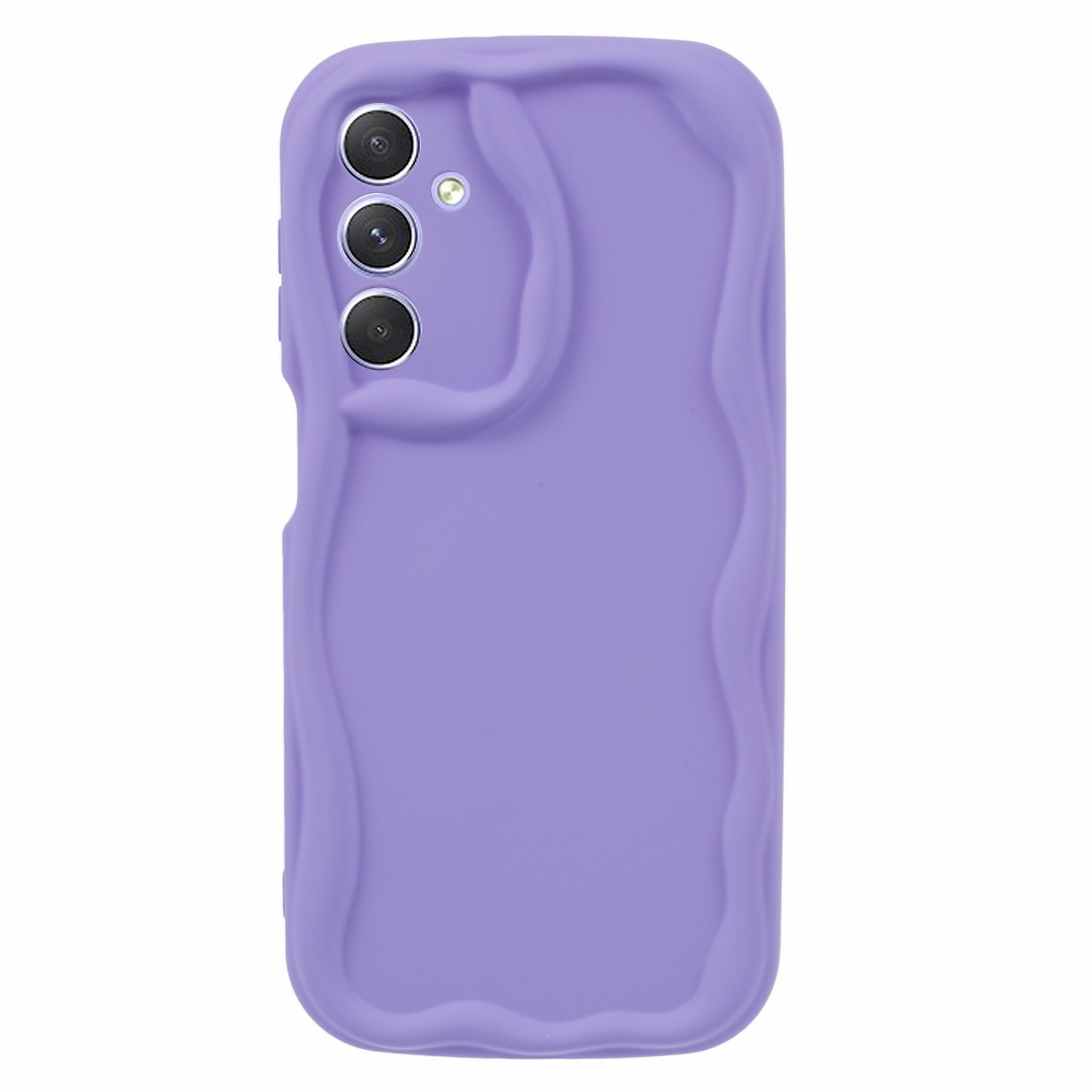

Für Samsung Galaxy A13 5G Hülle Süßigkeitenfarbe Gummiert TPU -schutzhilfe - Lila, Galaxy A13 5G