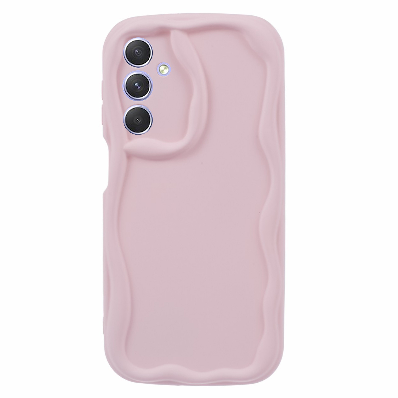 

Für Samsung Galaxy S23 fe Tpu-hülle Anti-kratzer Gummielles Bonbonfarbenfarbe Telefonabdeckung - Rosa, Galaxy S23 FE