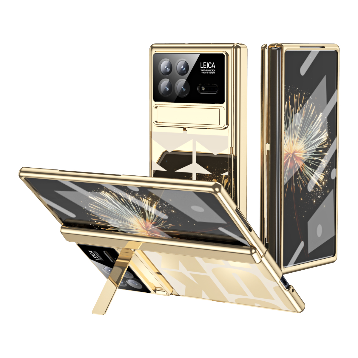 

Für Xiaomi Mix Fold 3 5G Hastensbriefsbrieben PC -telefonabdeckung Mit Screenfilm + Objektivfilm - Gold, Xiaomi Mix Fold 3 5G