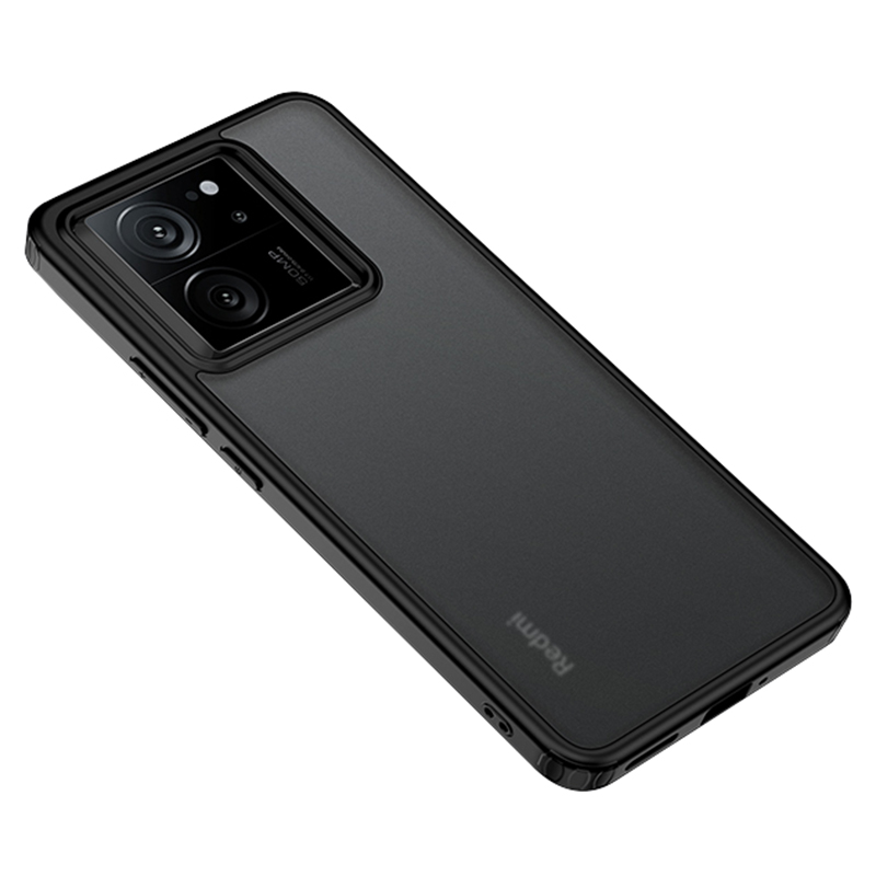 

Für Xiaomi Redmi K60 Ultra Phone Case PC+TPU -mobiltelefonabdeckung - Matt-schwarz, Xiaomi Redmi K60 Ultra