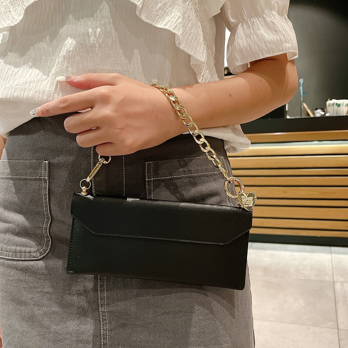 

Pu-telefontasche Für Ehren V-geld - Schwarz, Honor V Purse