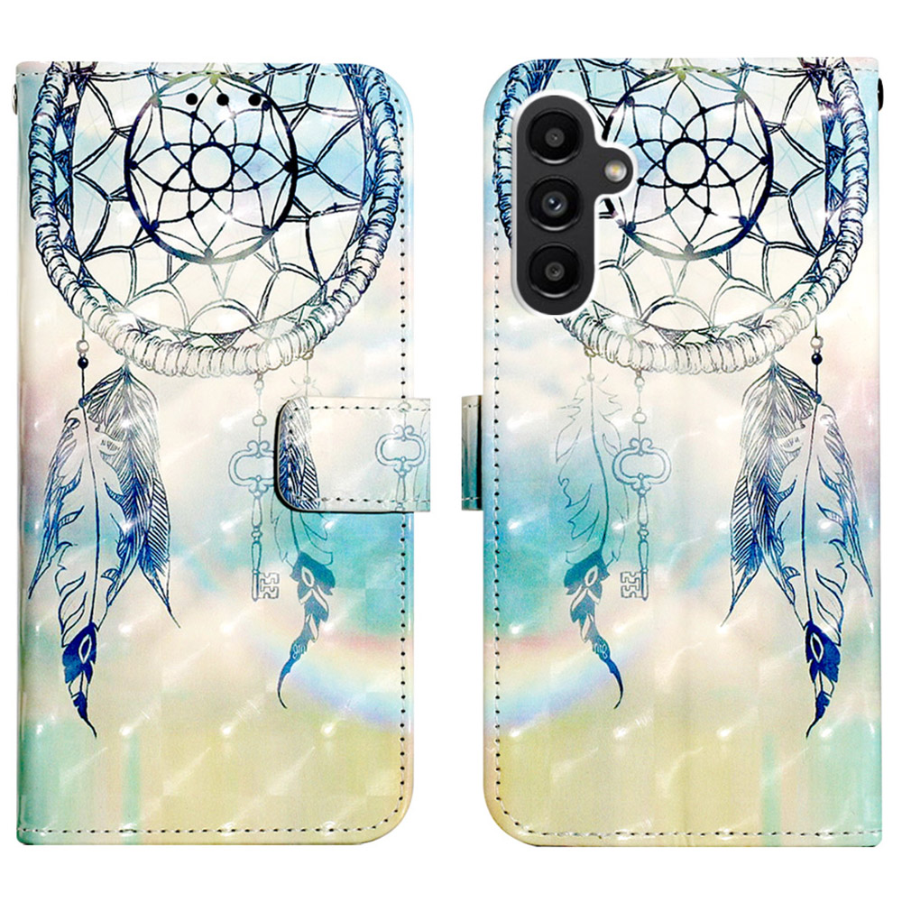 

YB Muster Druckleder Serie-2 Für Samsung Galaxy A05s 4G Hülle Ständer 3d-muster Brieftasche Telefonabdeckung - Traumwindspiel, Samsung Galaxy A05s 4G