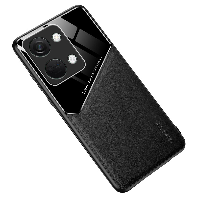 

Für OnePlus Nord 3 5g / Ace 2V Hülle Drop-proof Pu-lederbeschichtete Tpu+pc-telefonabdeckung - Schwarz, OnePlus Nord 3 5G
