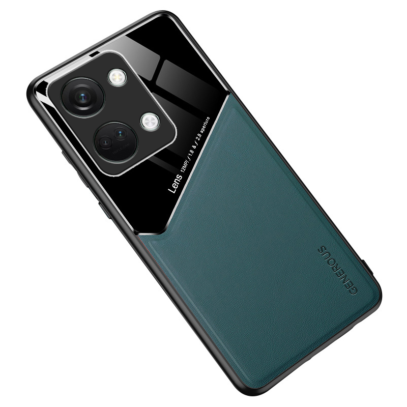 

Für OnePlus Nord 3 5g / Ace 2V Hülle Drop-proof Pu-lederbeschichtete Tpu+pc-telefonabdeckung - Grün, OnePlus Nord 3 5G