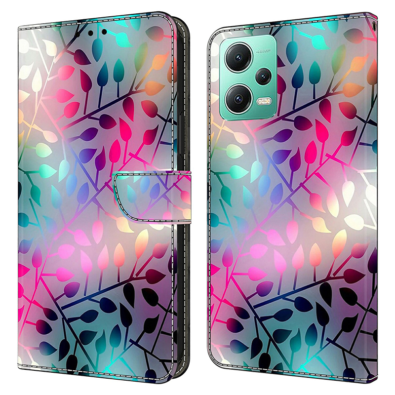 

Für Xiaomi Redmi Anmerkung 12 5G (global) /(china) /(indien) / Poco X5 5G Hülle Lederflip -telefonabdeckung - Ahornblatt, Xiaomi Redmi Note 12 5G (Global)