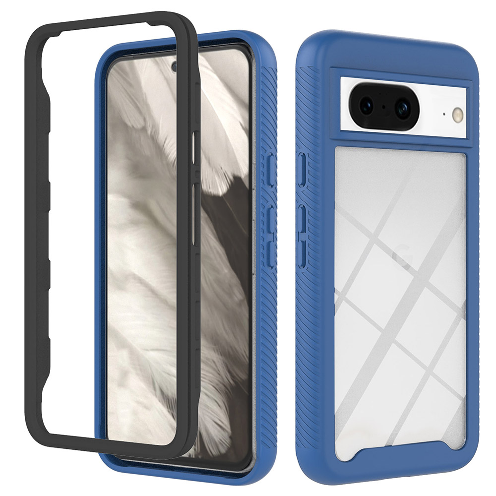 

YB PC Series-3 Für Google Pixel 8 Fall PC+TPU Transparentes Telefonschutzschutz - Saphir, Google Pixel 8