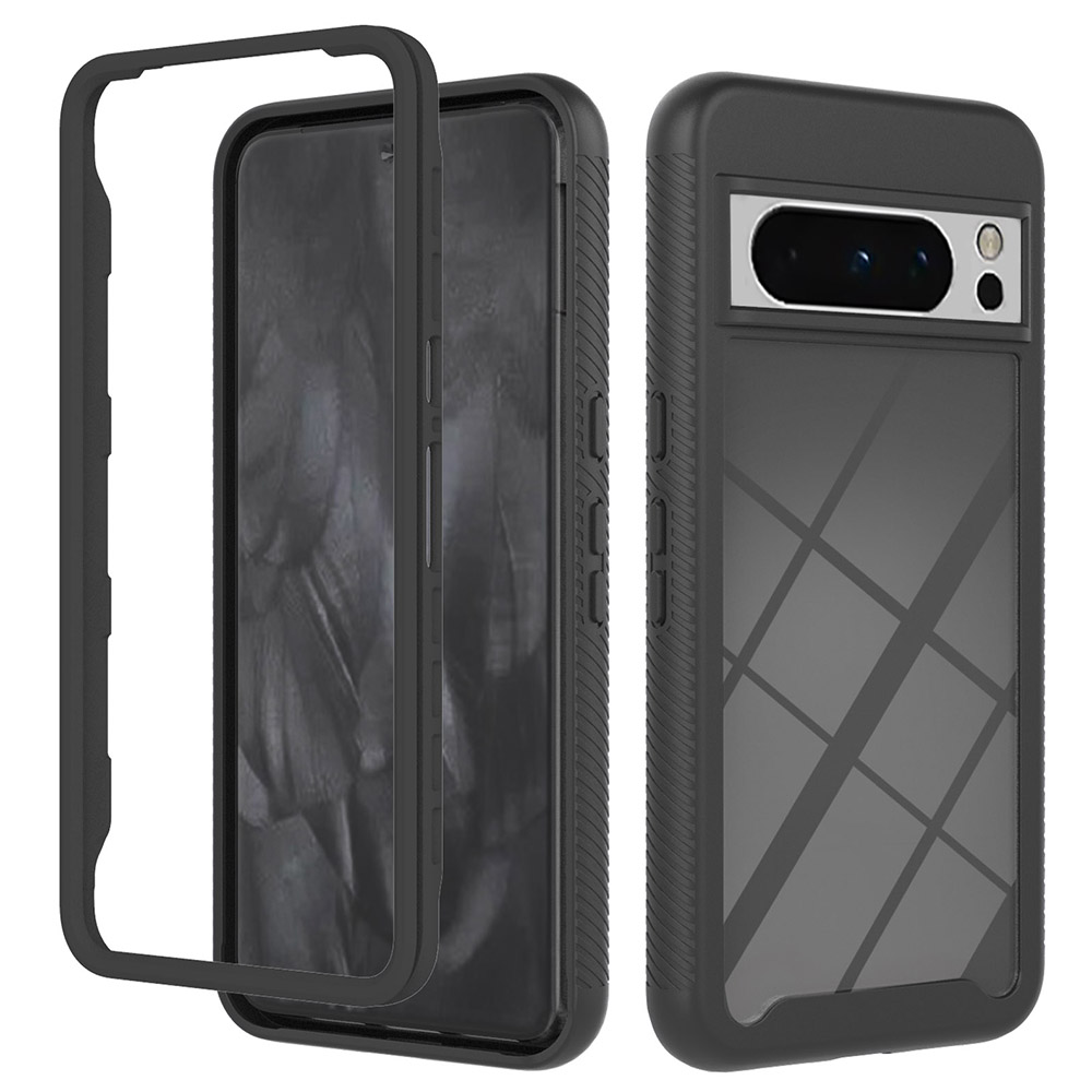 

YB Pc-serie-3 Für Google Pixel 8 Pro Case Schockdichte Pc+tpu-telefon Zurück-deckung - Schwarz, Google Pixel 8 Pro