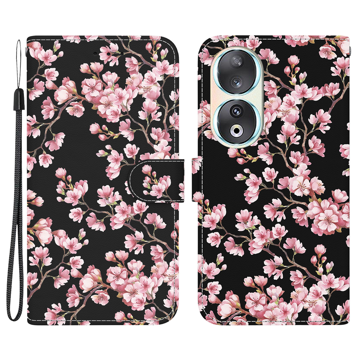 

Für Ehre 90 Fallmuster Druckschockdelefonabdeckung - Pflaumenblüte, Honor 90