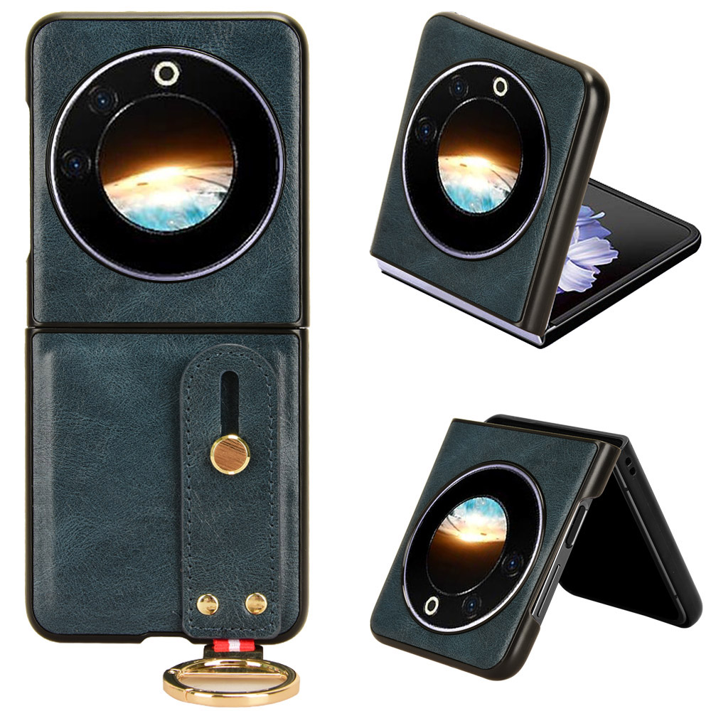 

Für Tecno Phantom V Flip Case PU Leder+pc -telefonabdeckung Mit Flaschenöffner - Blau, Tecno Phantom V Flip