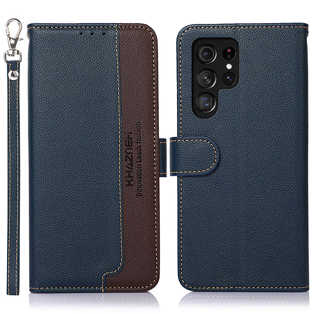 

Khazneh Für Samsung Galaxy S24 Ultra -hülle -handy -handy -deckungs -brieftasche Mit RFID -blockierung - Blau, Galaxy S24 Ultra