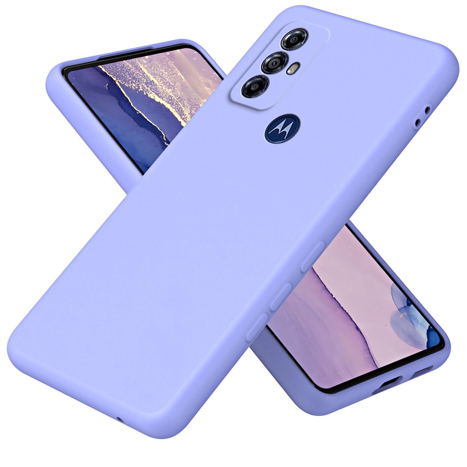 

Für Motorola Moto G Play (2023) 4G Tpu-hülle Gummierte Anti-kratzer-telefonabdeckung - Lila, Motorola Moto G Play (2023) 4G