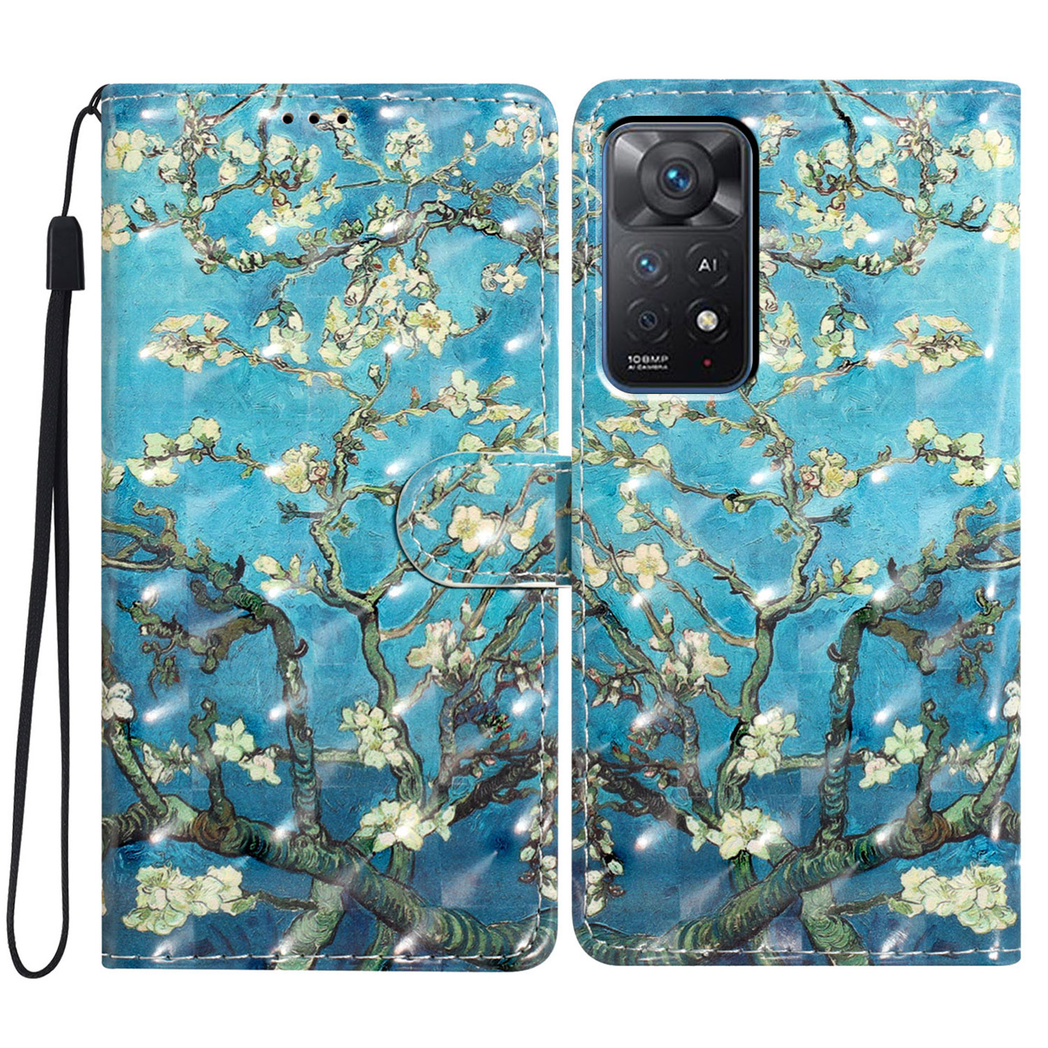 

Telefonabdeckung Für Xiaomi Redmi Note 11 Pro 4G (mediatek) / Anmerkung 11 Pro 5G (Qualcomm) / Hinweis 12 Pro 4G -hülle Mit Brieftaschenstand - Aprikoseblüte, Xiaomi Redmi Note 11 Pro 5G (Qualcomm)