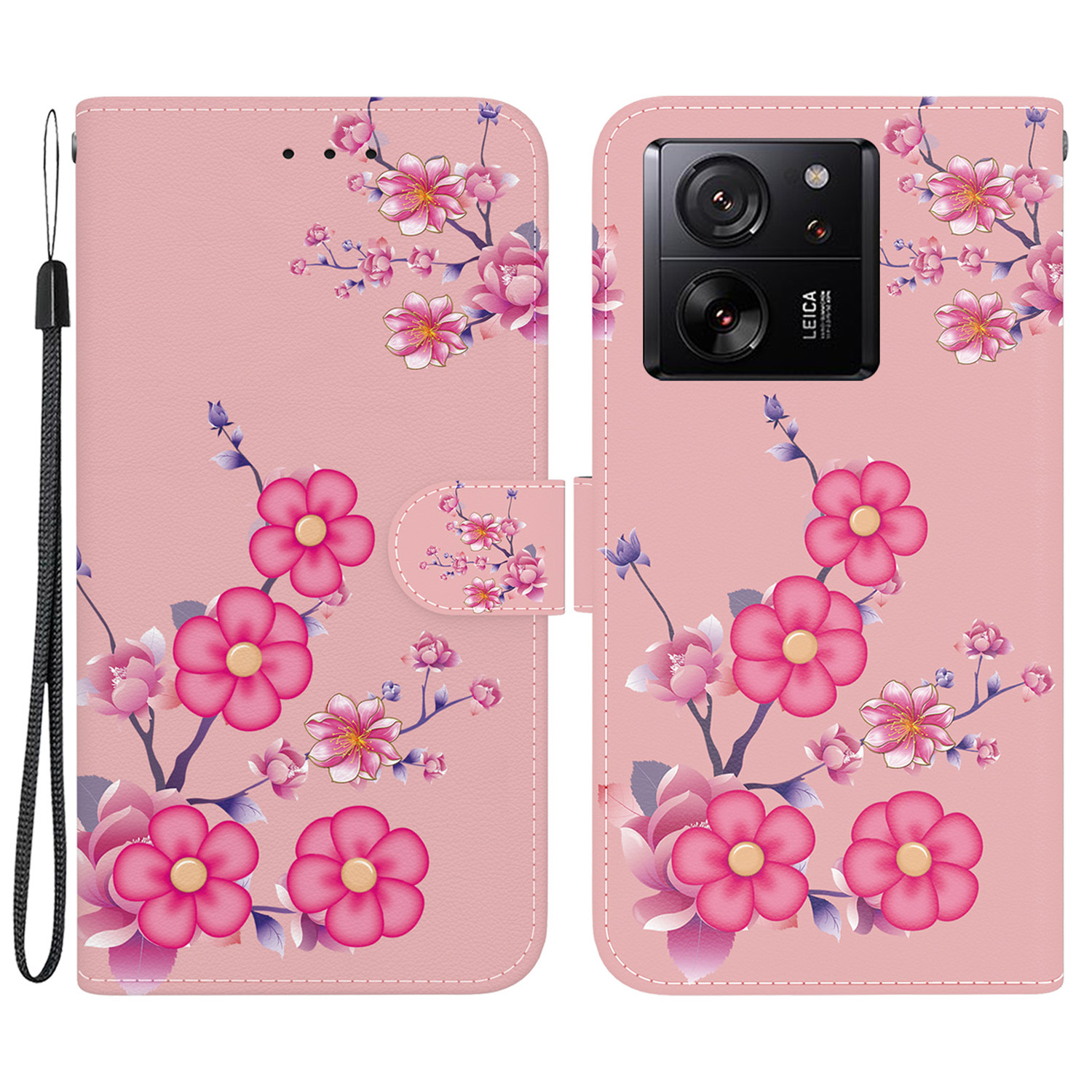 

Für Xiaomi 13t / 13t Pro / Redmi K60 Ultra -fall -muster -druckphase -abdeckung - Sakura, Xiaomi Redmi K60 Ultra