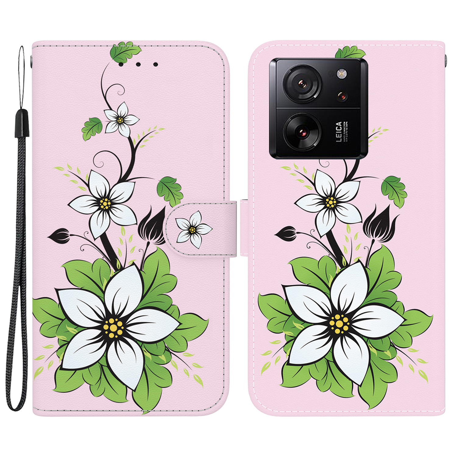

Für Xiaomi 13t / 13t Pro / Redmi K60 Ultra -fall -muster -druckphase -abdeckung - Lilie, Xiaomi Redmi K60 Ultra