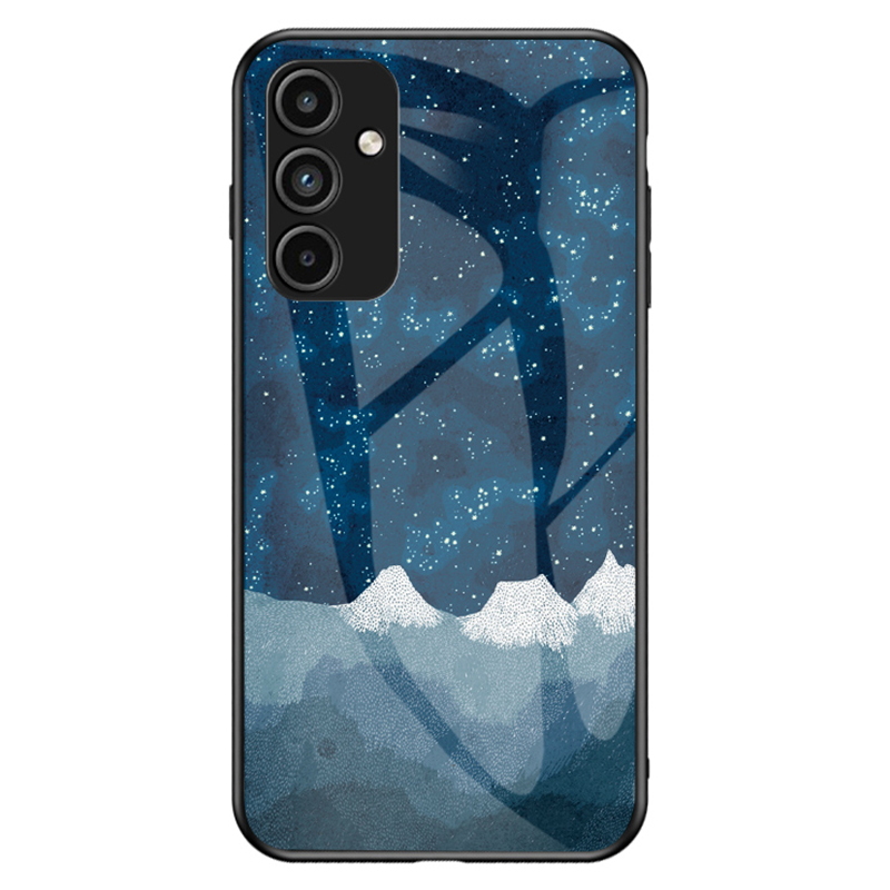 

Für Samsung Galaxy A15 4G Abdeckung Starry Sky Muster Temperiertes Glas+pc+tpu -telefongehäuse - Strenger Strenger, Galaxy A15 4G