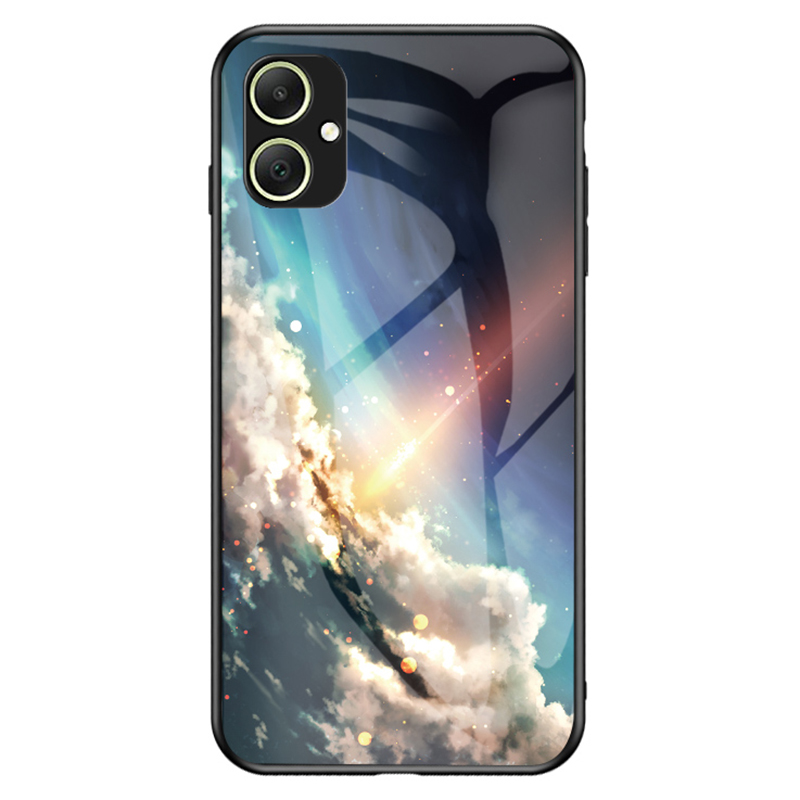 

Für Samsung Galaxy A05 4G Abdeckung Temperiertes Glas+pc+tpu Starry Sky Muster Telefonhülle - Heller Sternenhimmel, Samsung Galaxy A05 4G