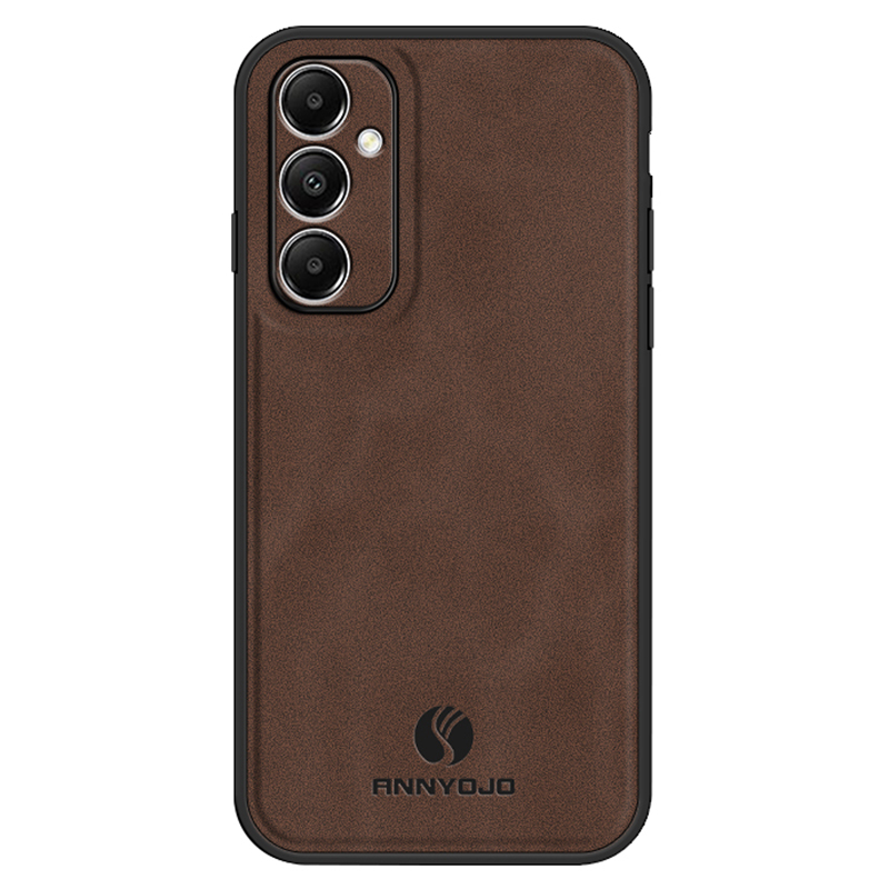

Annyojo Für Samsung Galaxy A05s 4G Hülle PU Leder+pc+tpu Stoßdicht Zurückhaltend - Kaffee, Samsung Galaxy A05s 4G