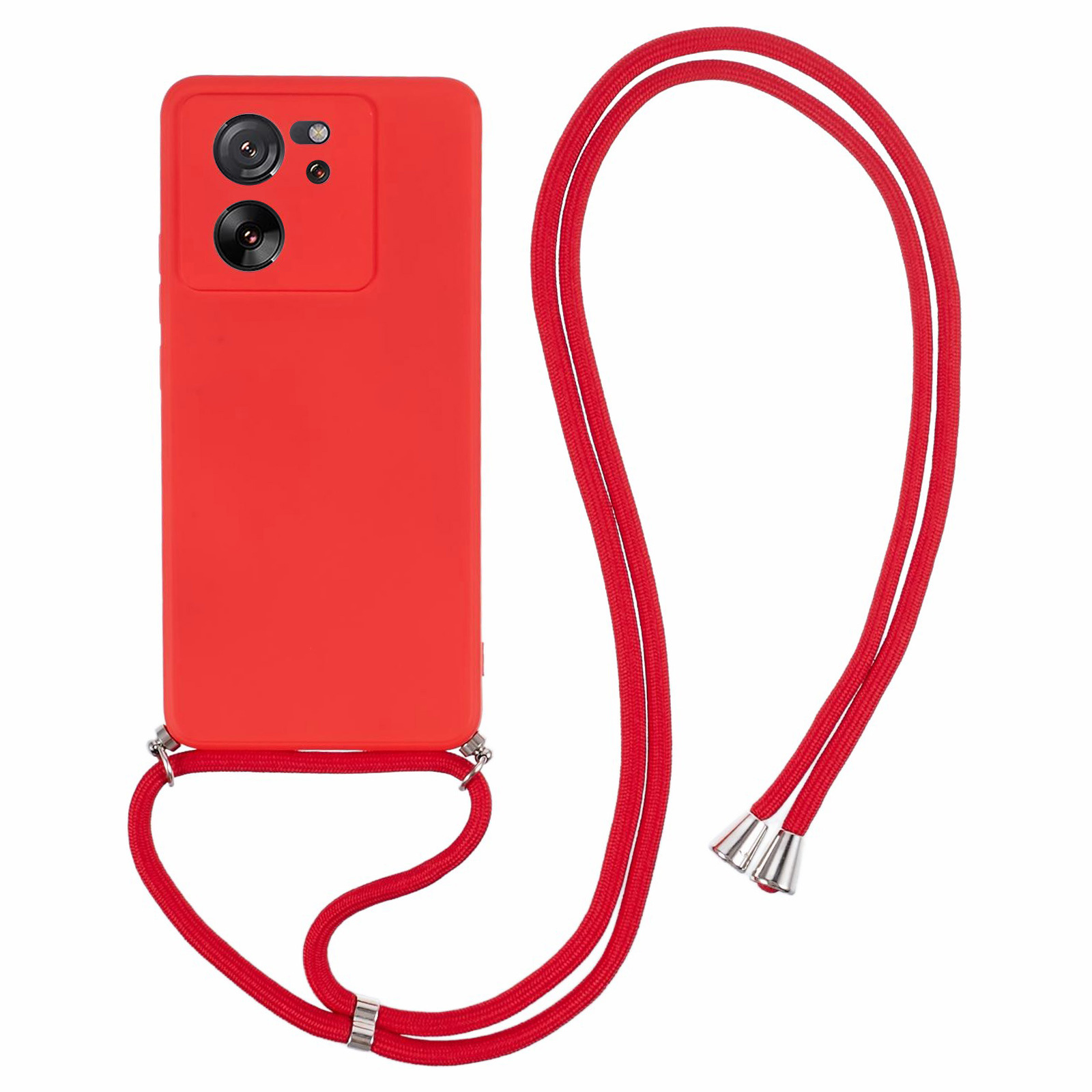 

Für Xiaomi 13t / 13T Pro Case Soft Faserfaserfabrik - Rot, Xiaomi Redmi K60 Ultra