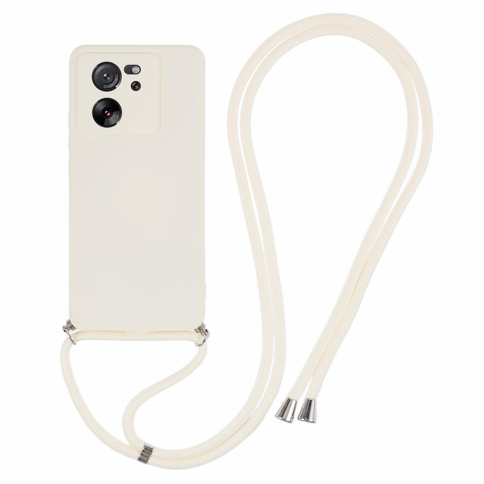 

Für Xiaomi 13t / 13T Pro Case Soft Faserfaserfabrik - Weiß, Xiaomi Redmi K60 Ultra