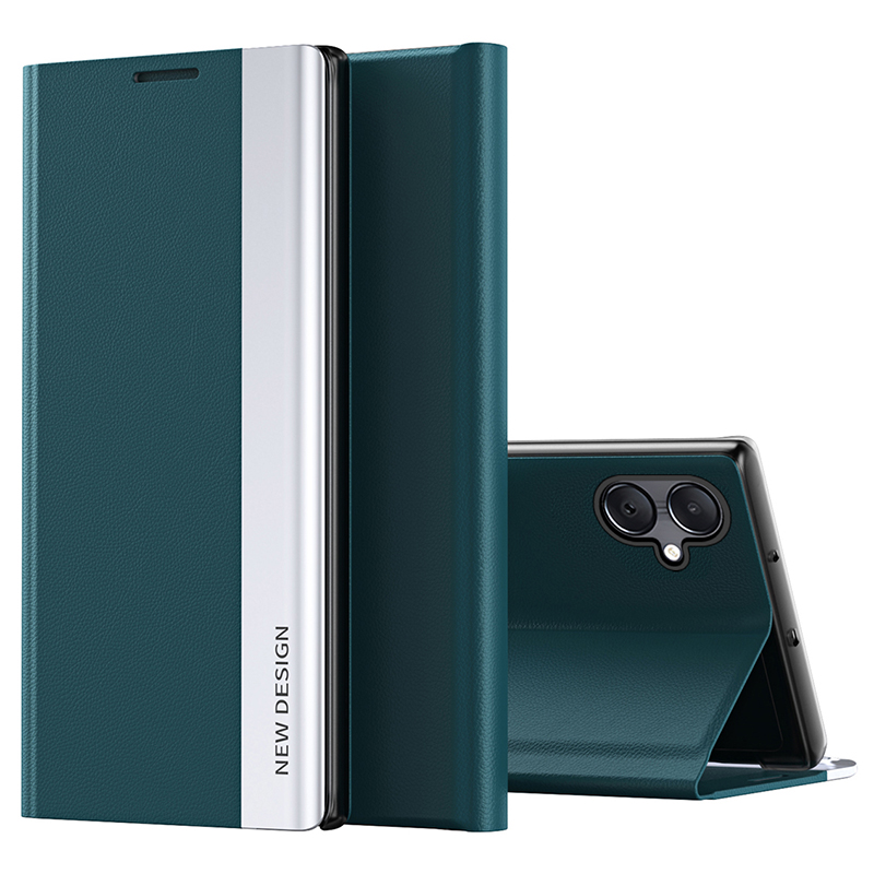 

Für Das Samsung Galaxy A05 4G Hülle Ständer Leder -elektroplatten -telefonabdeckung - Grün, Samsung Galaxy A05 4G