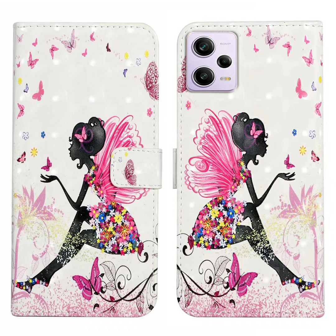 

Für Xiaomi Redmi Note 12 Pro 5g / Hinweis 12 Pro Speed ​​5g / Poco X5 Pro 5G Hülle 3D -musterdruck Telefonabdeckung - Mädchen, Xiaomi Redmi Note 12 Pro 5G