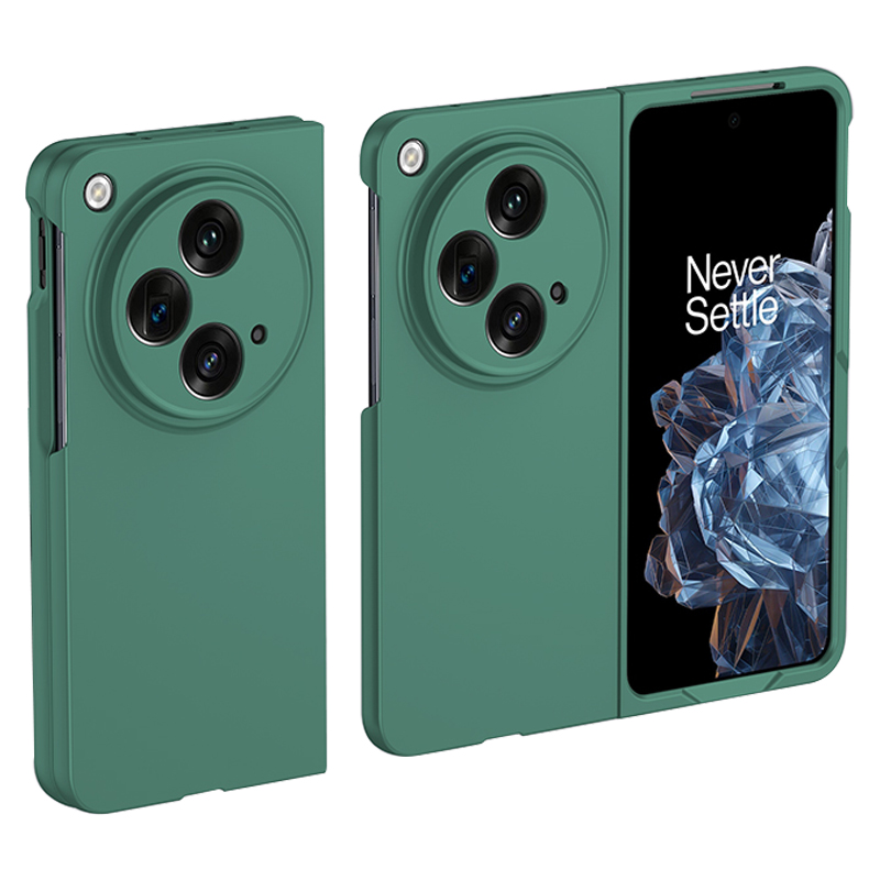 

Für Oppo Finden Sie N3 5g-hülle Hartes PC Skin-touch-schutz-telefonabdeckung - Dunkelgrün, Oppo Find N3 5G