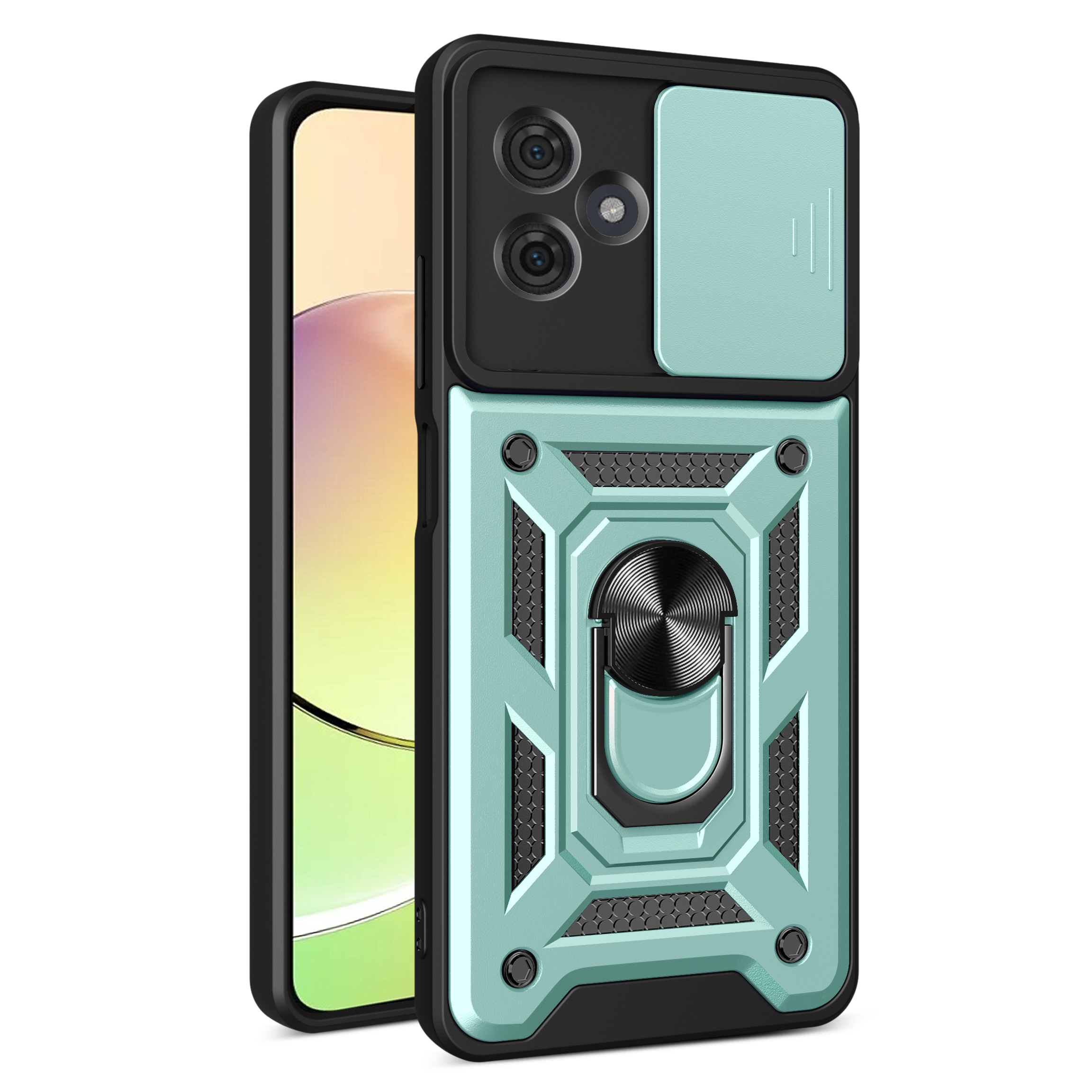 

Für Motorola Moto G54 5G Hülle Schleimschütz - Grün, Motorola Moto G54 5G