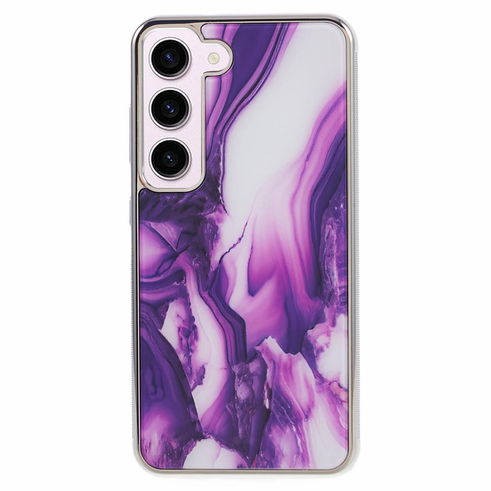 

Für Samsung Galaxy S23 Decken Sie Marmormuster Phone PC+TPU Scratch Proof Case - Stil B, Galaxy S23