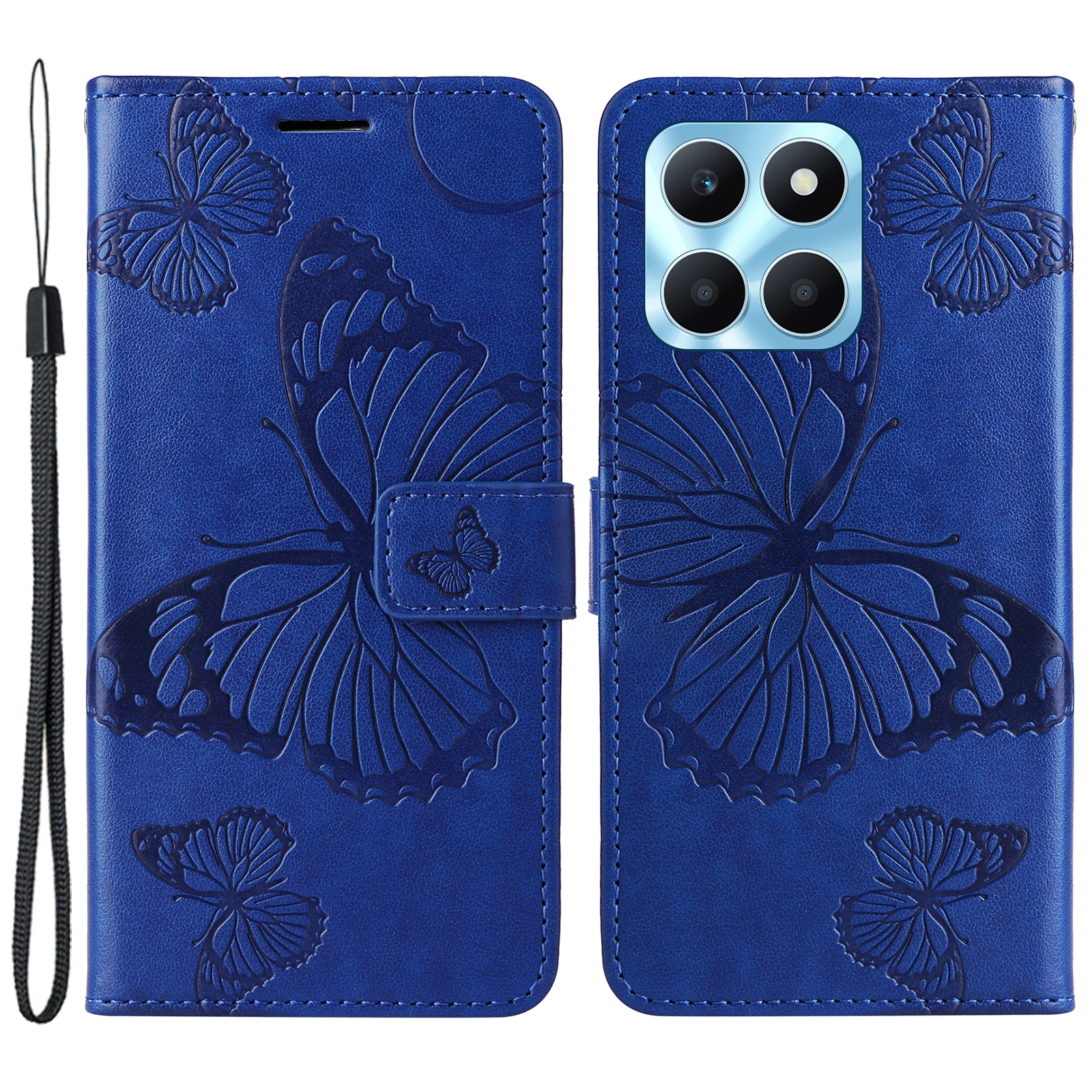 

Kt-sprudelblumenserie-2 Für Honor X6a 4G Gedruckt - Blau, Honor X6a 4G