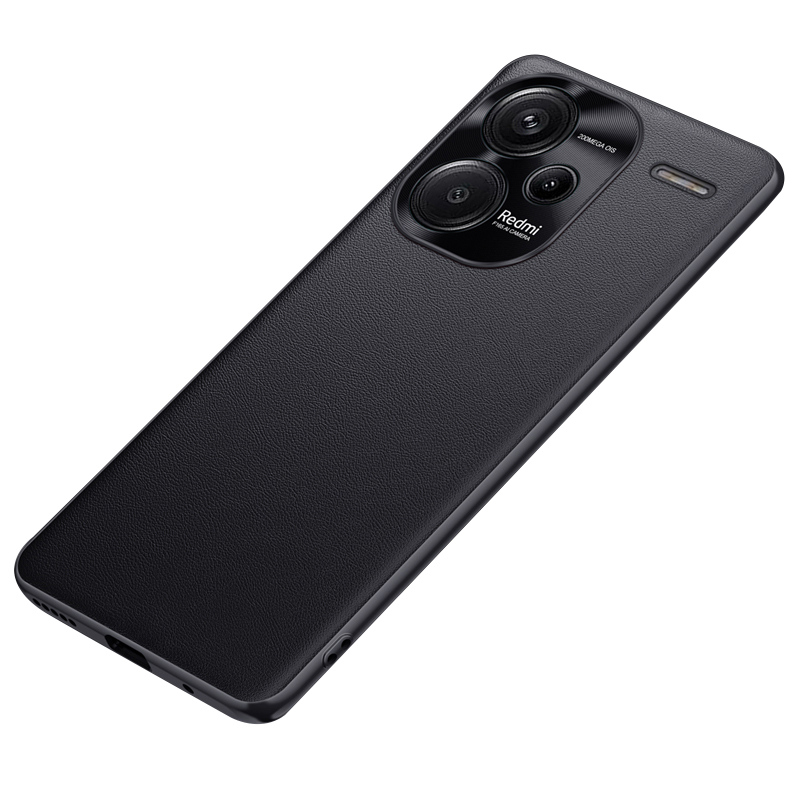

Für Xiaomi Redmi Hinweis 13 Pro+hülle PU Leder+tpu+pc Anti-drop-telefonabdeckung - Schwarz, Xiaomi Redmi Note 13 Pro+