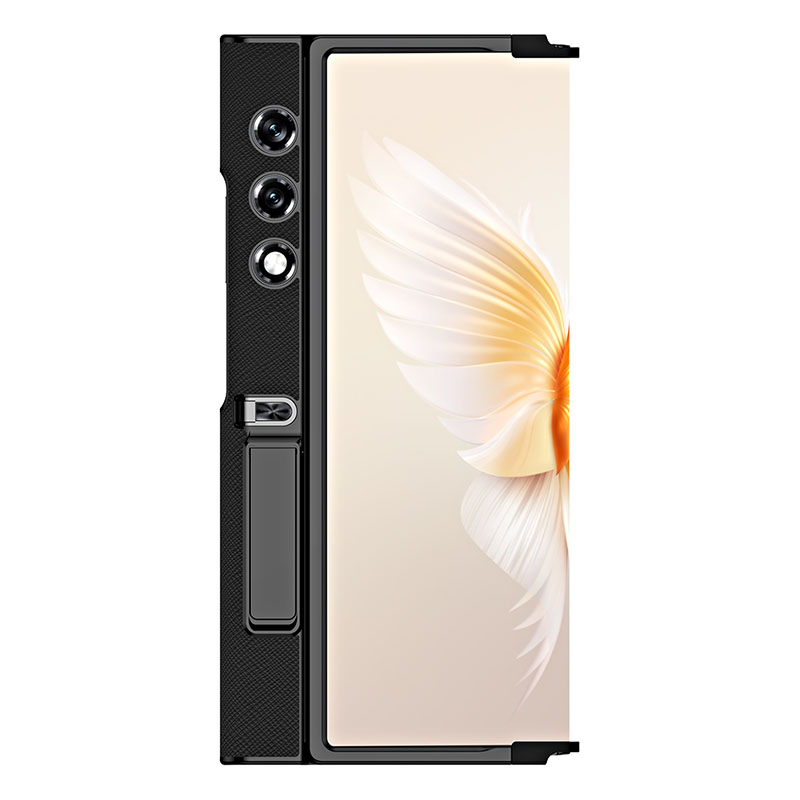 

Für Die Ehren -v -purse -hülle Kickstand Elektroplierendes Klapprahmen -telefonabdeckung - Schwarz, Honor V Purse