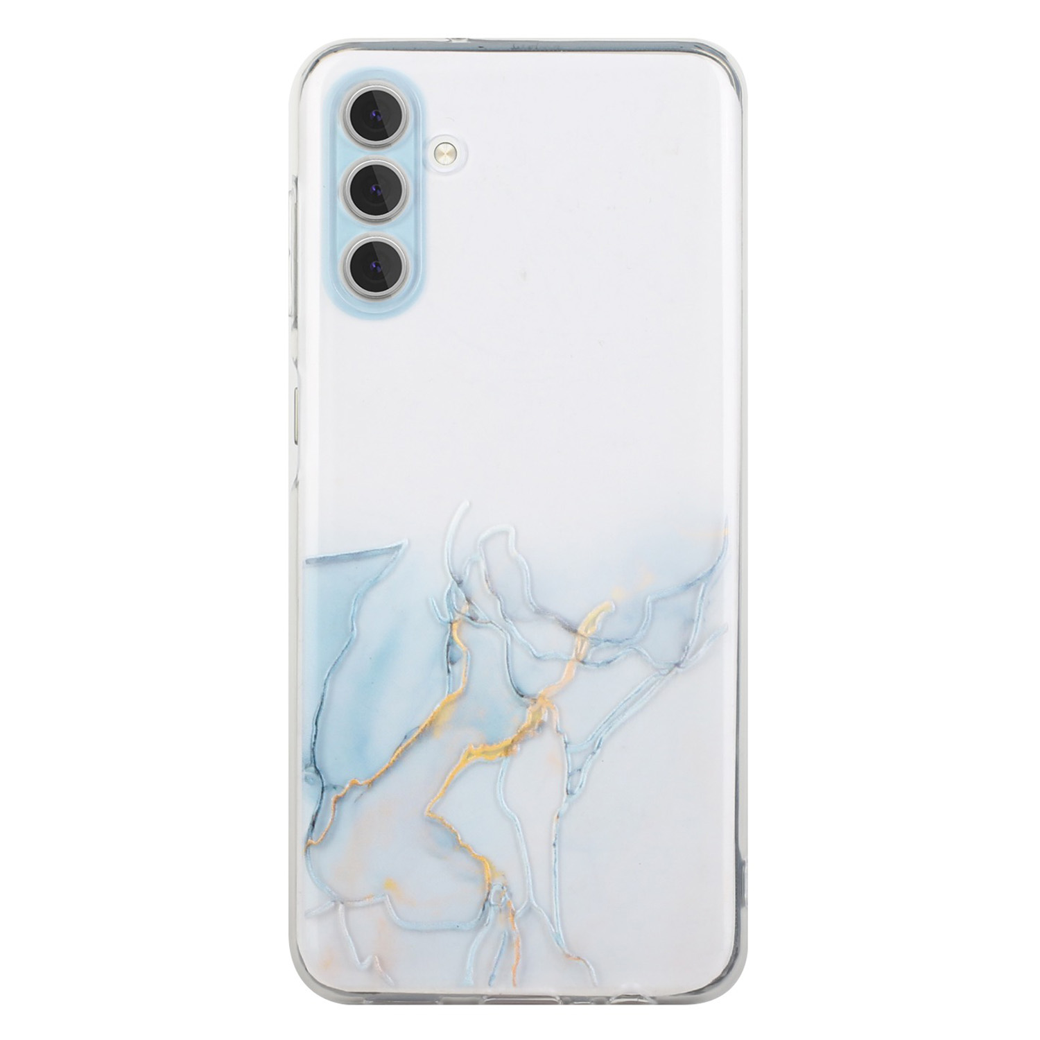 

Für Samsung Galaxy S24+ Case Marmormuster Präge TPU -telefonabdeckung - Grau, Galaxy S24+