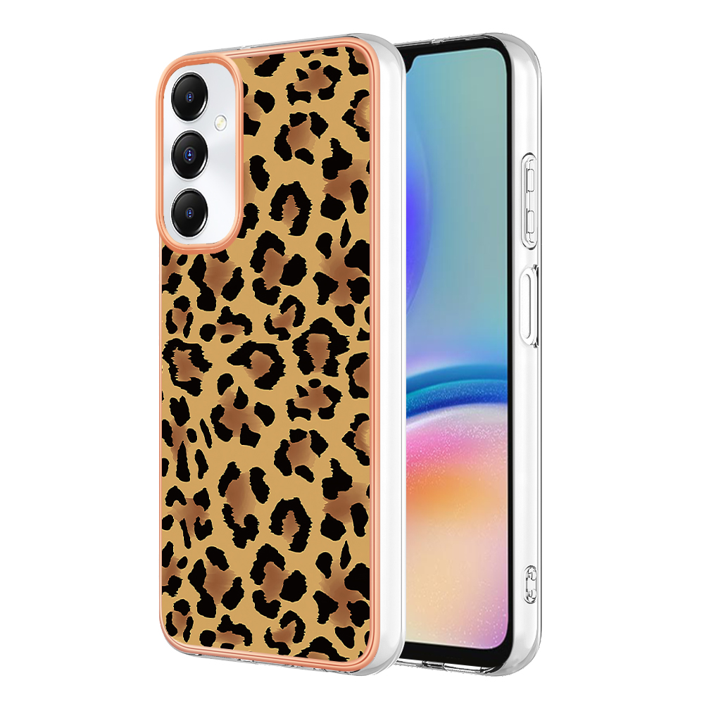

YB IMD Series-19 Style-D Für Samsung Galaxy A05s 4G Hülle Telefonelektroplieren 2,0 mm Tpu-abdeckung - Leopardendruck, Samsung Galaxy A05s 4G