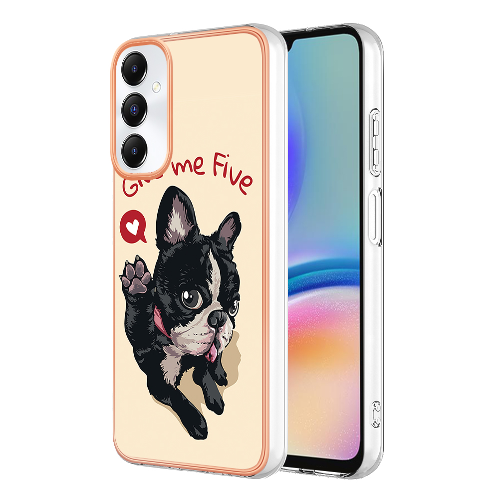 

YB IMD Series-19 Style-D Für Samsung Galaxy A05s 4G Hülle Telefonelektroplieren 2,0 mm Tpu-abdeckung - Hund, Samsung Galaxy A05s 4G