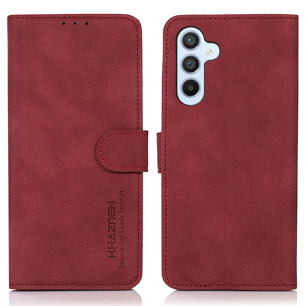 

Khazneh Für Samsung Galaxy A25 5G Hülle PU -lederabdeckung Mit Brieftasche - Rot, Galaxy A25 5G