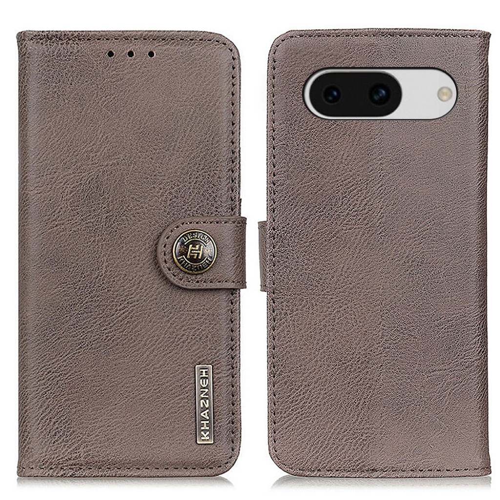 

Khazneh Für Google Pixel 8a Hülle Wallet Anti-drop-telefonabdeckung - Khaki, Google Pixel 8a
