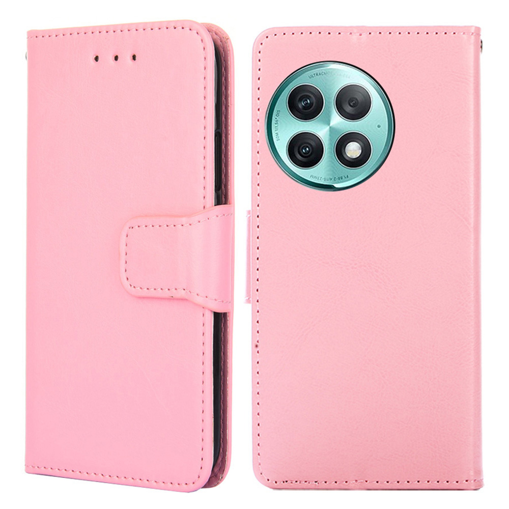 

Für OnePlus Ace 2 Pro 5G Hülle TPU+PU Leder -brieftasche Ständer Schockdelie Telefonabdeckung - Rosa, OnePlus Ace 2 Pro 5G
