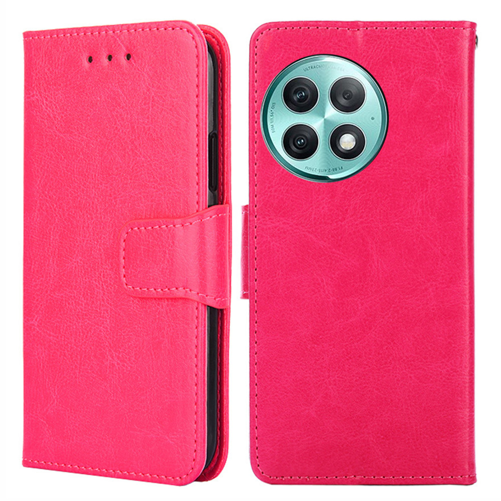 

Für OnePlus Ace 2 Pro 5G Hülle TPU+PU Leder -brieftasche Ständer Schockdelie Telefonabdeckung - Rose, OnePlus Ace 2 Pro 5G