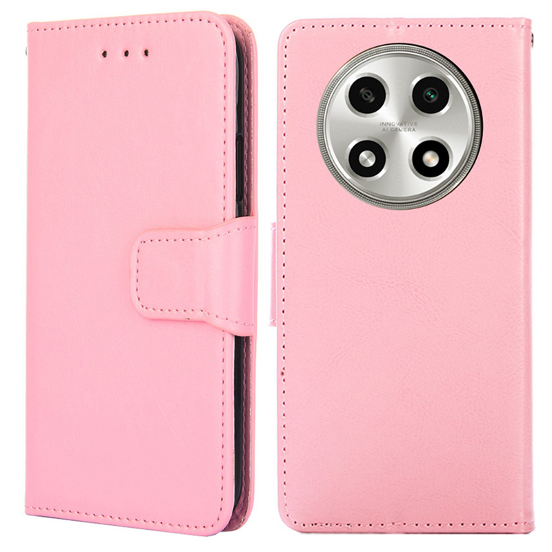 

Für Oppo A2 Pro 5G Case Soft Wallet Stand TPU+PU Leder -telefonabdeckung - Rosa, Oppo A2 Pro 5G