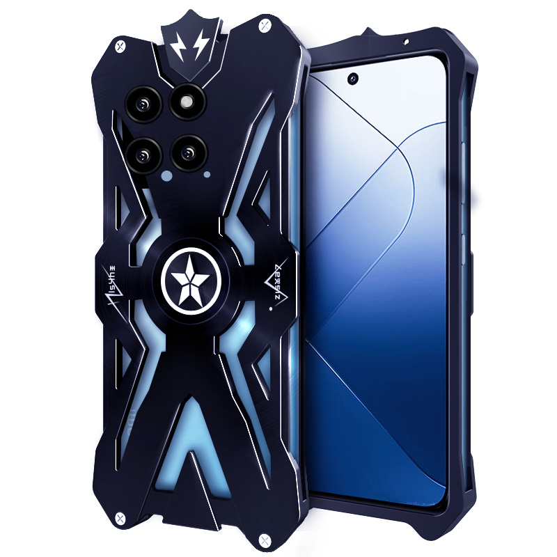 

Für Xiaomi 14 Case Aluminiumlegierung Anti-kratzer-telefon-rückzugsabdeckung, Xiaomi 14