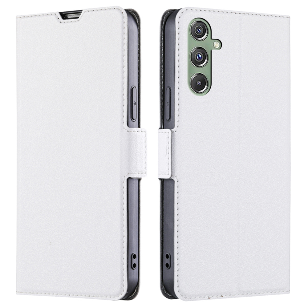 

Für Samsung Galaxy M34 5G / F34 5G Hülle Kratzfeste PU Leder-telefonabdeckung Mit Kartensteckplatz - Weiß, Galaxy M34 5G