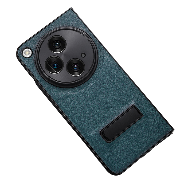 

Für Oppo Finden N3 / OnePlus Open Case PU Leder Beschichtete Hartpc -schutzhilfe - Blau, Oppo Find N3 5G